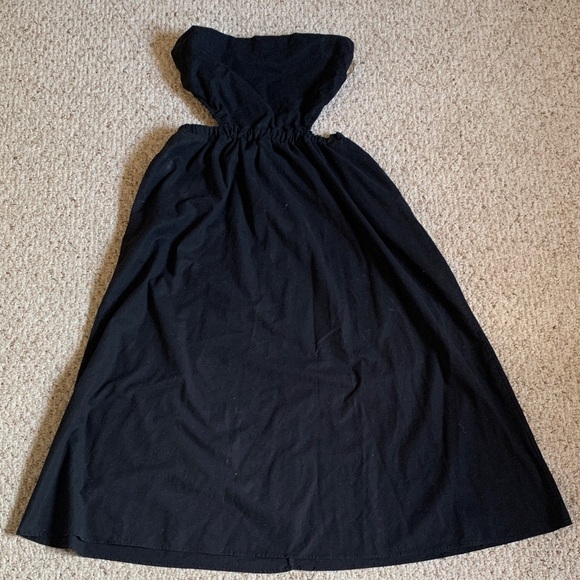 Petal and Pup Black Pamela Strapless and Open Back Dress Size Large - Picture 4 of 11